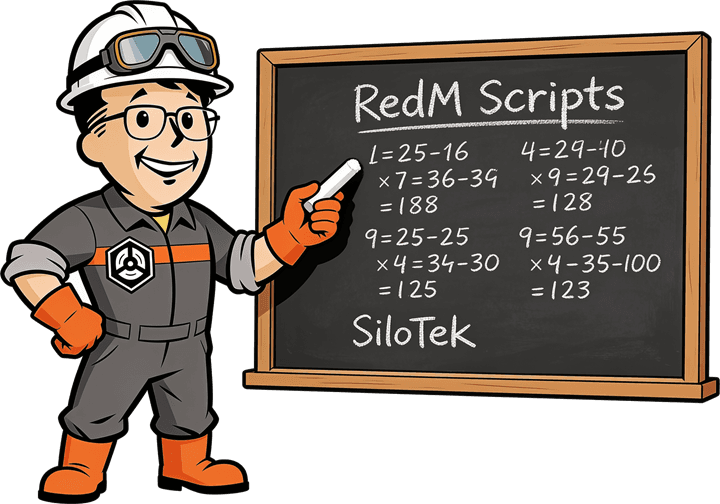 Otto explaining the SiloTek script standard at a blackboard